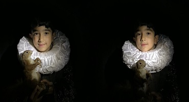 Op de foto zoals Rembrandt 