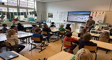 Bezoek van een echte archeoloog in groep 5B