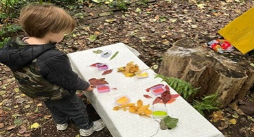 Bezoek aan het herfstfeest in de Slatuinen